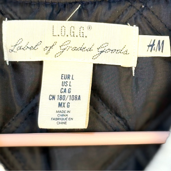 H&M Cleveland Blue Varsity Bomber Jacket with Red C Patch ~ Like New Excellent - Picture 2 of 9